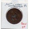 Monnaie 10 centimes Ceres 1888 contremarqué R