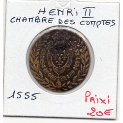Jeton Henri II chambres des comptes 1555