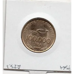 Turquie 100000 Lira 2000 Spl, KM 1078 pièce de monnaie