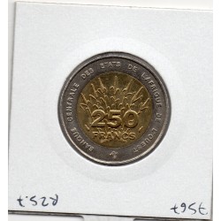 Etats Afrique Ouest 250 francs 1992 Spl KM 13 pièce de monnaie