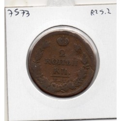 Russie 2 Kopecks 1814 EM HM Ekaterinburg TB, KM C118.3  pièce de monnaie