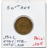 AEF Afrique Equatoriale Française 50 centimes 1942 TTB-, Lec 8 pièce de monnaie