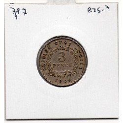 Afrique Ouest Britannique 3 pence 1940 H TTB KM 21 pièce de monnaie