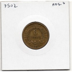 Afrique Ouest Britannique 6 pence 1940 Sup- KM 22 pièce de monnaie