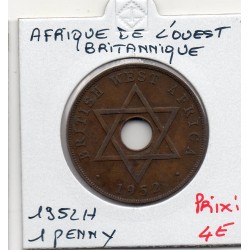 Afrique Ouest Britannique 1 penny 1952 H TTB KM 30a pièce de monnaie