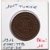 Tunisie, 10 Centimes 1917 TTB, Lec 106 pièce de monnaie