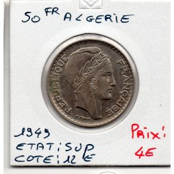Algérie 50  Francs 1949 Sup, Lec 52 pièce de monnaie