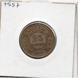 Belize 25 cents 1976 TTB, KM 36 pièce de monnaie