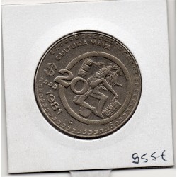Mexique 20 Pesos 1981 Sup-, KM 486 pièce de monnaie