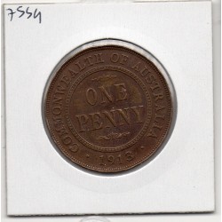 Australie 1 penny 1913 TTB-, KM 23 pièce de monnaie