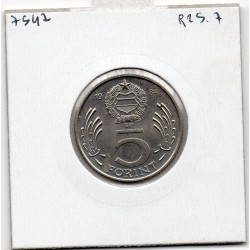 Hongrie 5 forint 1984 Sup+, KM 635 pièce de monnaie