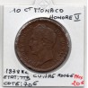 Monaco Honore V 1 Décime 1838 MC TTB, Gad 105 pièce de monnaie