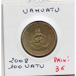 Vanuatu 100 Vatu 2008 TTB+, KM 9 pièce de monnaie