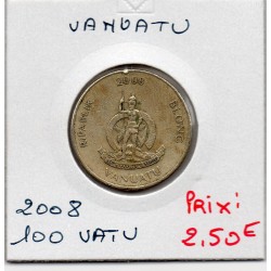 Vanuatu 100 Vatu 2008 TTB, KM 9 pièce de monnaie