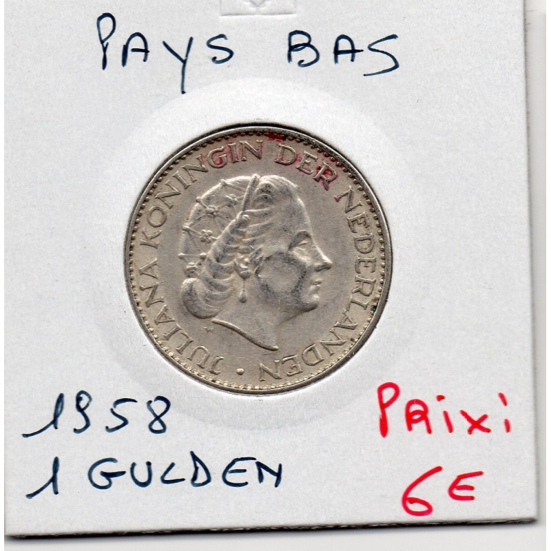 Pays Bas 1 Gulden 1957 Sup, KM 184 pièce de monnaie