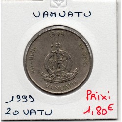 Vanuatu 20 Vatu 1999 TTB+, KM 7 pièce de monnaie