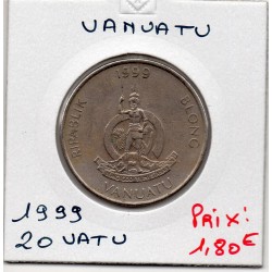 Vanuatu 20 Vatu 1999 TTB+, KM 7 pièce de monnaie