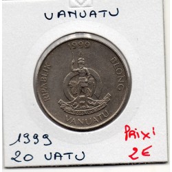 Vanuatu 20 Vatu 1999 Sup-, KM 7 pièce de monnaie