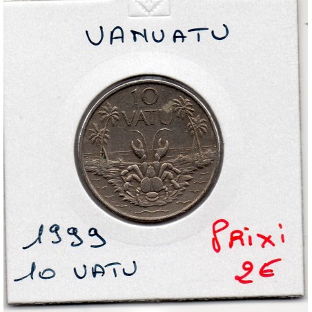 Vanuatu 10 Vatu 1999 TTB+, KM 6 pièce de monnaie