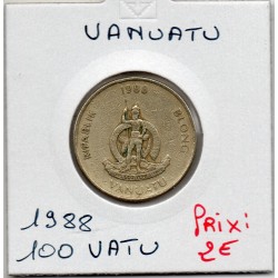 Vanuatu 100 Vatu 1988 TB, KM 9 pièce de monnaie