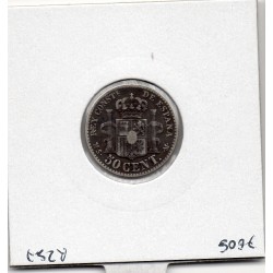 Espagne 50 centimos 1881 TB, KM 685 pièce de monnaie