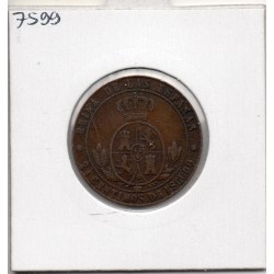 Espagne 2 1/2 centimos étoile 8 branches 1866 OM TTB-, KM 634.1 pièce de monnaie