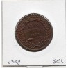 Monaco Honore V 5 centimes 1837 MC TTB+, Gad 102 pièce de monnaie