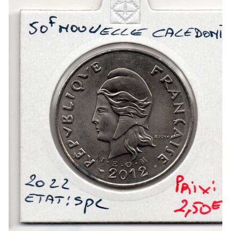 Nouvelle Calédonie 50 Francs 2012 Spl, Lec - pièce de monnaie