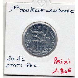Nouvelle Calédonie 1 Franc 2012 Fdc, Lec - pièce de monnaie