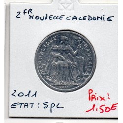 Nouvelle Calédonie 2 Francs 2011 Spl, Lec - pièce de monnaie