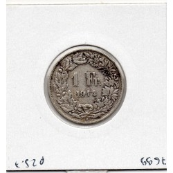 Suisse 1 franc 1914 TB, KM 24 pièce de monnaie