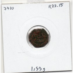 Italie Normands de Sicile Guillaume II Mezzo Follaro 1166-1189 Messine pièce de monnaie