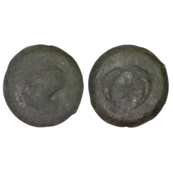 Sicile, Syracuse Dionysos 1er Ae28 Drachme Cuivre (-395 à -336) Dauphins Athénae