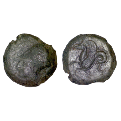 Sicile, Syracuse Dionysos 1er Ae20 Litra Cuivre (-400) Hippocampe Athéna