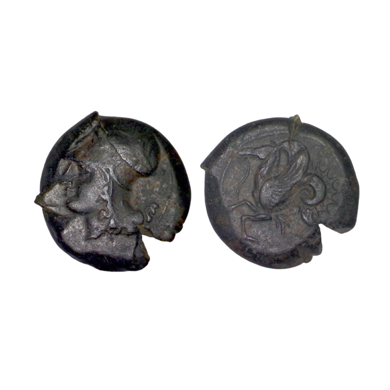 Sicile, Syracuse Dionysos 1er Ae20 Litra Cuivre (-400) Hippocampe Athéna