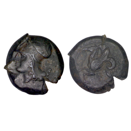 Sicile, Syracuse Dionysos 1er Ae20 Litra Cuivre (-400) Hippocampe Athéna