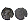 Sicile, Syracuse Dionysos 1er Ae20 Litra Cuivre (-400) Hippocampe Athéna