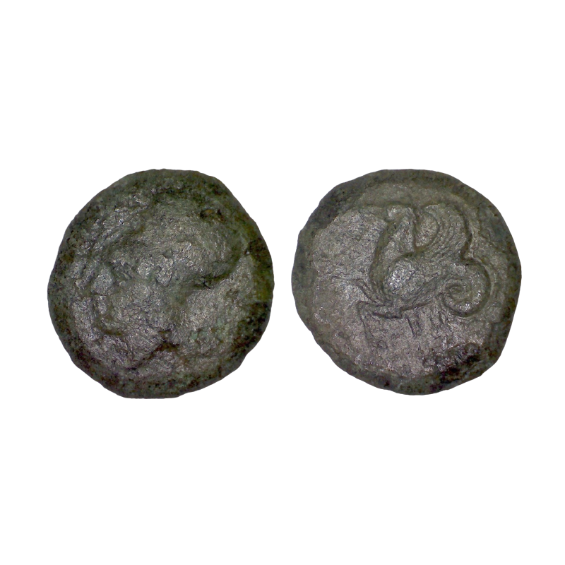 Sicile, Syracuse Dionysos 1er Ae20 Litra Cuivre (-400) Hippocampe Athéna