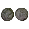 Sicile, Syracuse Dionysos 1er Ae20 Litra Cuivre (-400) Hippocampe Athéna