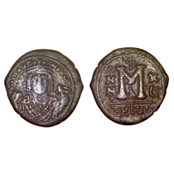 Follis Maurice Tibère (596-597), SB 533 atelier Antioche