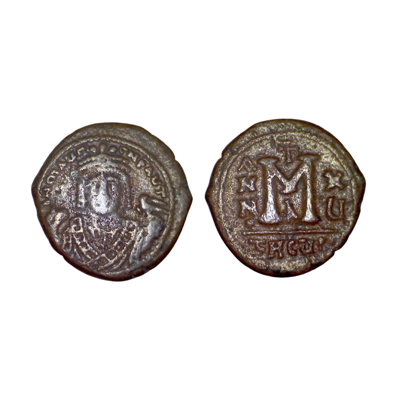 Follis Maurice Tibère (596-597), SB 533 atelier Antioche