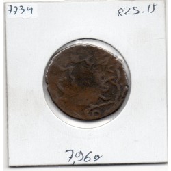 Georgie Tiflis, anonyme 1/2 Bisti au cheval 1094 AH 1683 TTB, pièce de monnaie