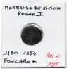 Italie Normands de Roger II Follaro étoile 1130-1154 Messine pièce de monnaie