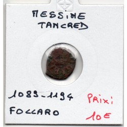 Italie Normands de Tancred Follaro 1089-1194 Messine pièce de monnaie