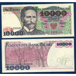 Pologne Pick N°151b, Spl Billet de banque de 10000 Zlotych 1988