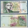 Maurice Pick N°52b, neuf Billet de banque de 200 Rupees 2001
