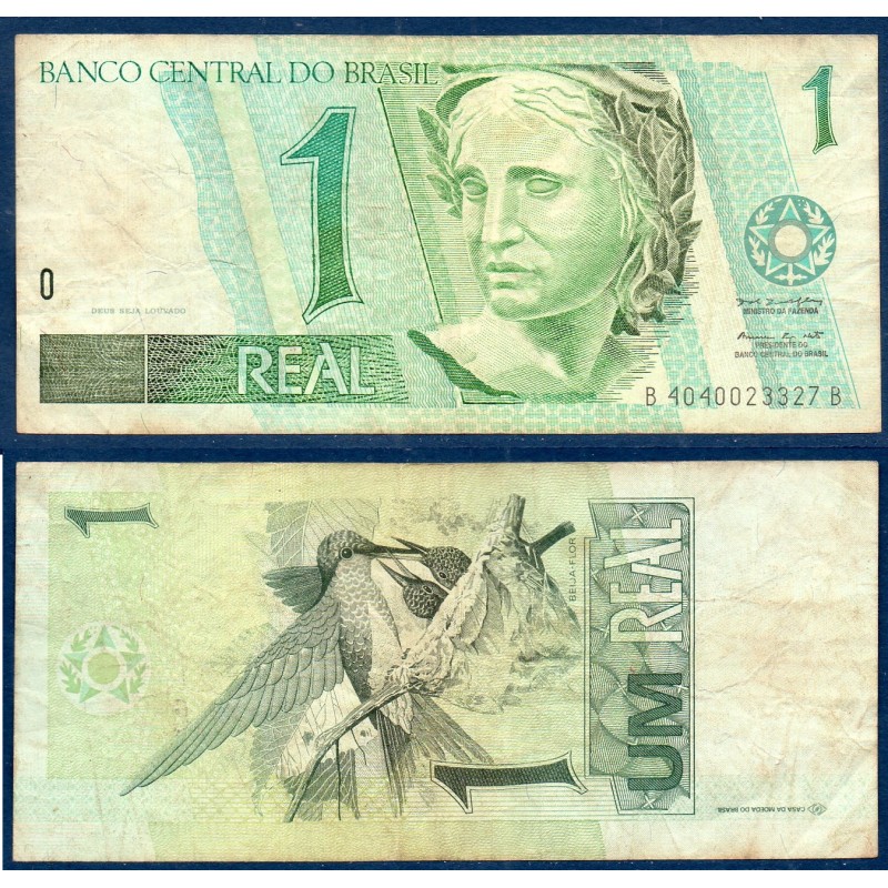 Bresil Pick N°243Ae, TB Billet de banque de 1 real 1997
