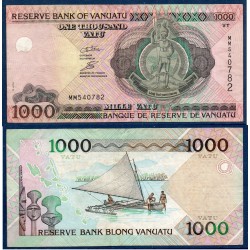 Vanuatu Pick N°10c, TTB Billet de banque de 1000 Vatu 2002