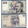 Israel P.54c TB Billet de 20 New Sheqalim 1993 Moshe Sharett