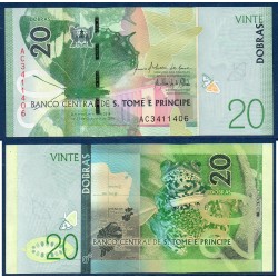 Sao Tomé et Principe Pick N°78, Neuf Billet de banque de 20 Dobras 2020